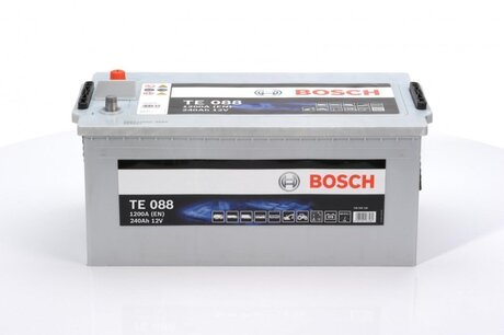 0092TE0888 BOSCH Аккумулятор 240ah-12v bosch (te0888) (518x276x242),l,en1200
