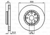 Тормозной диск передний OPEL Astra/Corsa/Vectra/Ti 0986478535