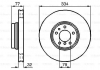 Тормозной диск BMW 7(E38) 5,0-4,0D F "94-"01 0986478623