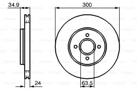 0 986 479 048 BOSCH Тормозной диск