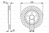 BOSCH Диск торм. пер. FIAT FREEMONT 11- 0986479V85