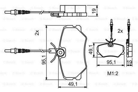 0986494849 BOSCH Тормозные КОЛОДКИ, ДИСКОВі