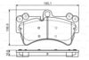 Тормозные колодки дискові AUDI/PORSCHE/VW Q7/Cayenne/Touareg F 02-10 0986495435