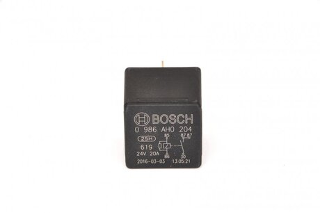 0986AH0204 BOSCH BOSCH Реле (5-конт.) 24V 30A