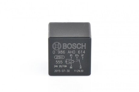 0 986 AH0 614 BOSCH Реле 5-контактное