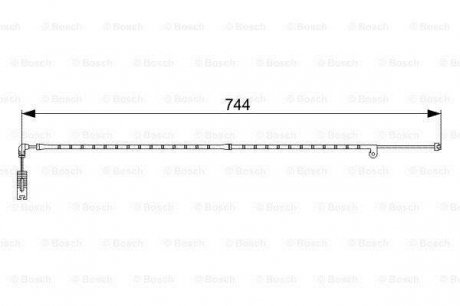 1987473021 BOSCH Датчик зносу гальмівних колодок
