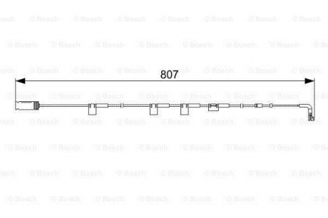 1987473058 BOSCH Датчик зношування гальм.колодок