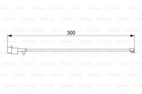 1987474576 BOSCH Датчик износа тормозных колодок