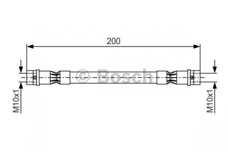 1987476402 BOSCH Тормозной шланг