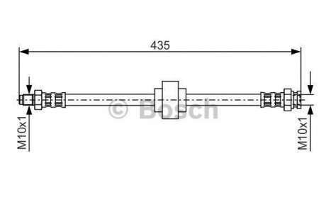 1987476521 BOSCH Шланг тормозной