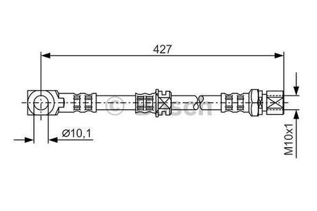 1 987 476 690 BOSCH Шланг тормозной