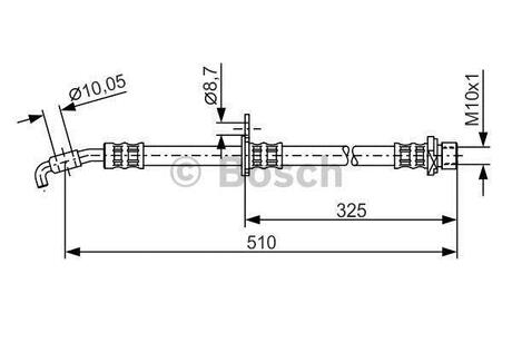 1987476764 BOSCH Шланг тормозной