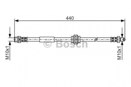 1 987 476 808 BOSCH Шланг тормозной