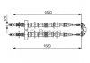 Трос ручного тормоза opel zafira 1680мм 1 987 477 528