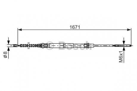 1987477626 BOSCH Тормозной диск передний