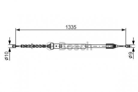 1987477783 BOSCH Тормозной диск передний