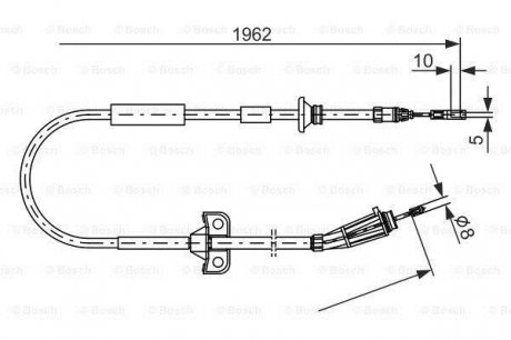 1 987 477 941 BOSCH Clutch cables