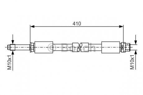 1987481020 BOSCH Шланг тормозной