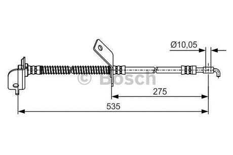 1987481415 BOSCH Шланг тормозной