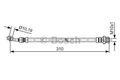 1 987 481 416 BOSCH Шланг тормозной
