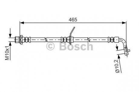 1 987 481 613 BOSCH Тормозной шланг