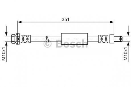 1 987 481 705 BOSCH Шлангопровод