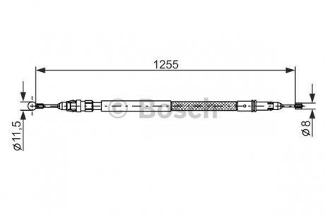 1 987 482 235 BOSCH ТОРМОЗНОЙ ТРОС