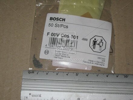 F 00V C05 001 BOSCH Шарик клапана форсунки (пр-во bosch)