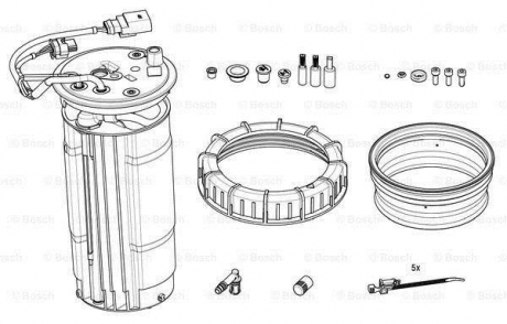 F01C600237 BOSCH Ремкомплект