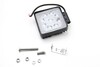 6100 BOSMA ДопФара WORK LED LAMP 12/24V 9XLED EPISTAR 3W 1600 LM 60° разсееный луч, квадратная (1 шт) (фото 1)