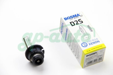 6791 BOSMA Автолампа D2S XENON 85V 35W P32D-2 4300K