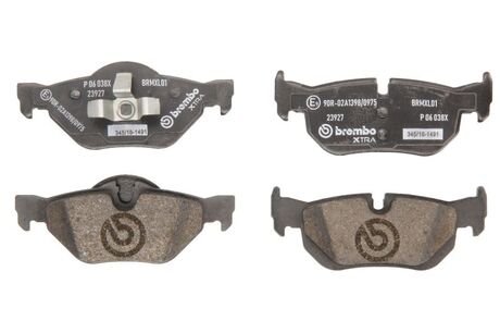 P06038X BREMBO Тормозные колодки, тюнінг