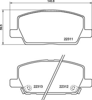 P07 012 BREMBO Тормозные колодки дискові