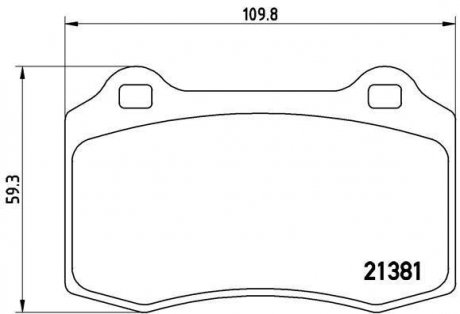 P 24 073 BREMBO Колодки тормозные дисковые