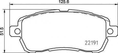 P24203 BREMBO Тормозные накладки