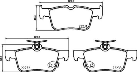 P24 217 BREMBO Тормозные колодки дискові