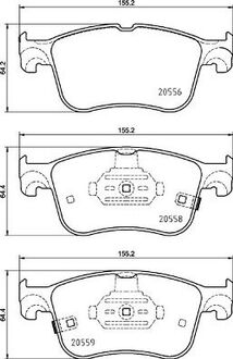 P24218 BREMBO Тормозные колодки дискові