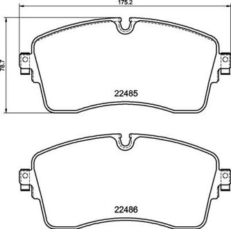 P44028 BREMBO Тормозные колодки дискові