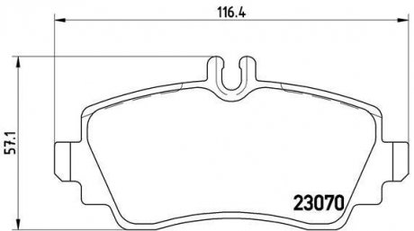 P 50 035 BREMBO Тормозные колодки дисковые, к-кт.