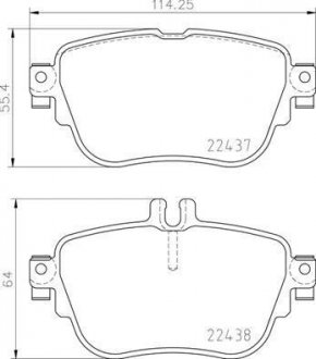 P50136 BREMBO Колодки тормозные MERCEDES tyі .