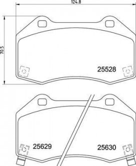 P59094 BREMBO Колодки тормозные CORSA 14- .