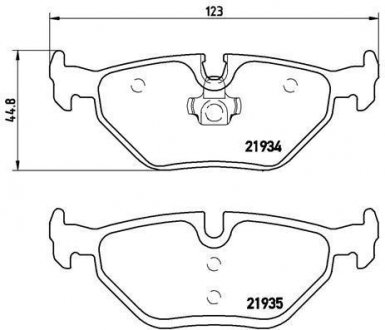 P 71 006 BREMBO Тормозные колодки дисковые, к-кт.