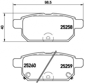 P79029 BREMBO Тормозные колодки Brembo