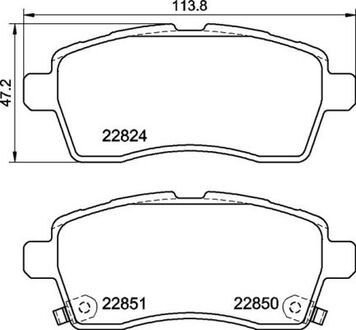 P79037 BREMBO Тормозные колодки дискові