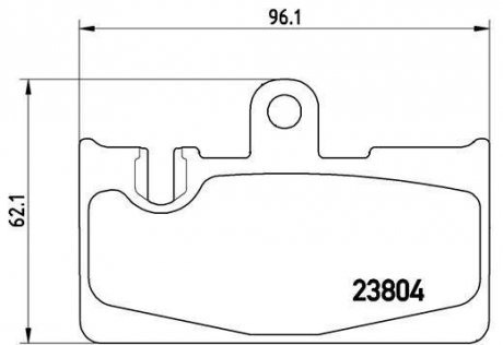 P 83 059 BREMBO Комплект тормозных колодок