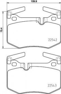 P83164 BREMBO KLOCKI HAMULCOWE TYL