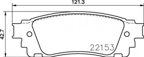 P83166 BREMBO Тормозные колодки, к-кт.