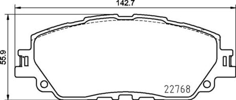 P83 172 BREMBO Тормозные колодки дискові