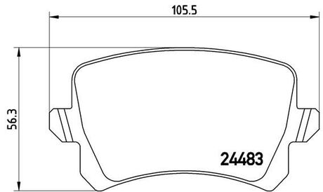 P85109X BREMBO Тормозные колодки Brembo Xtra