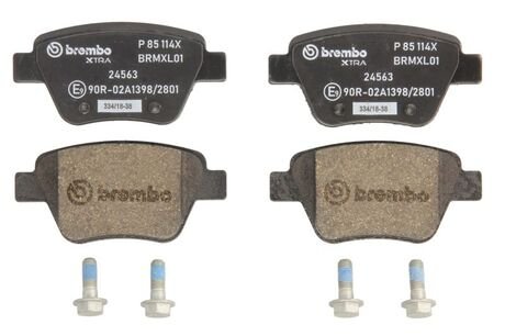 P85114X BREMBO Комплект гальмівних колодок с 4 шт. дисків